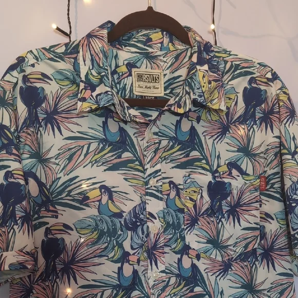 RSVLTS Tropical Toucan Print Shirt - Multicolor - Picture 5 of 7